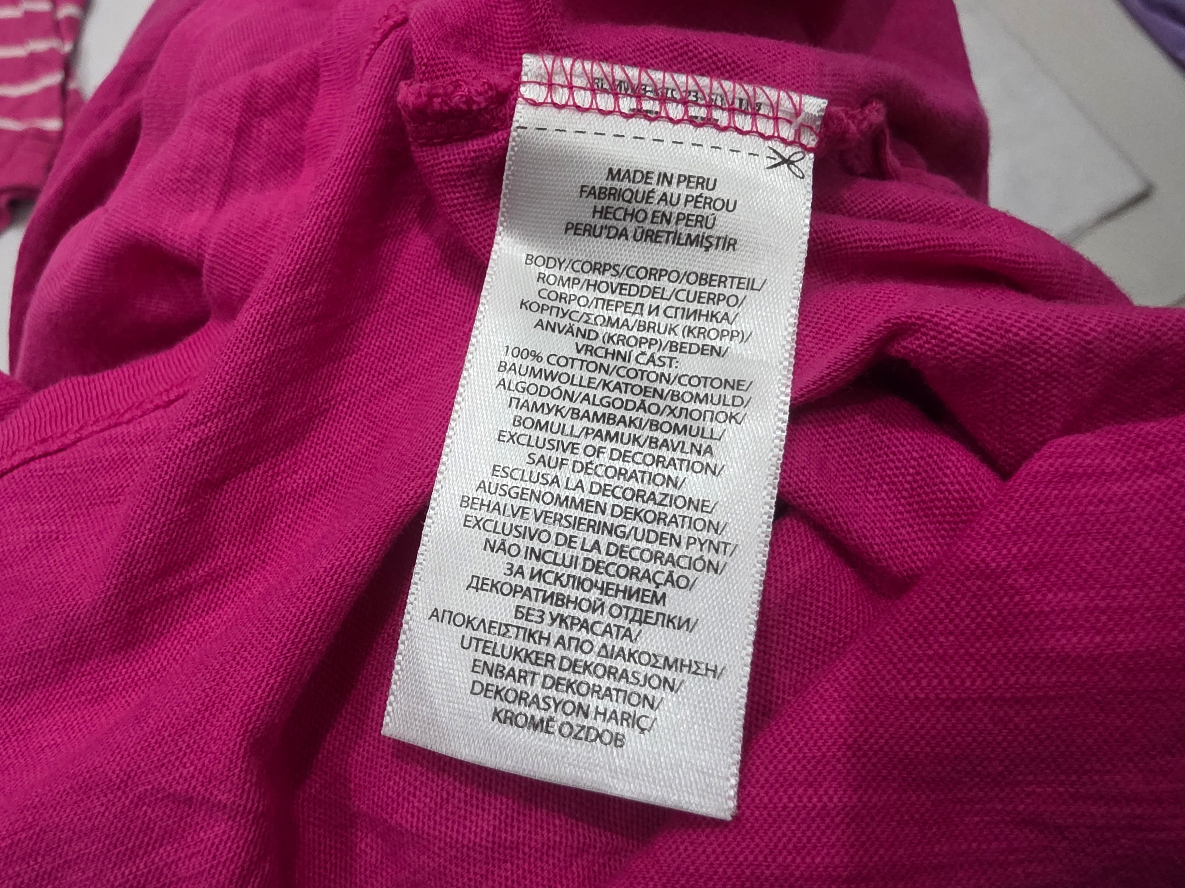 Playera Polo ralph lauren de Mujer fucsia manga corta Mediana