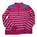 Sudadera Vineyard Vines rosa con lineas blancas