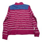 Sudadera Vineyard Vines rosa con lineas blancas