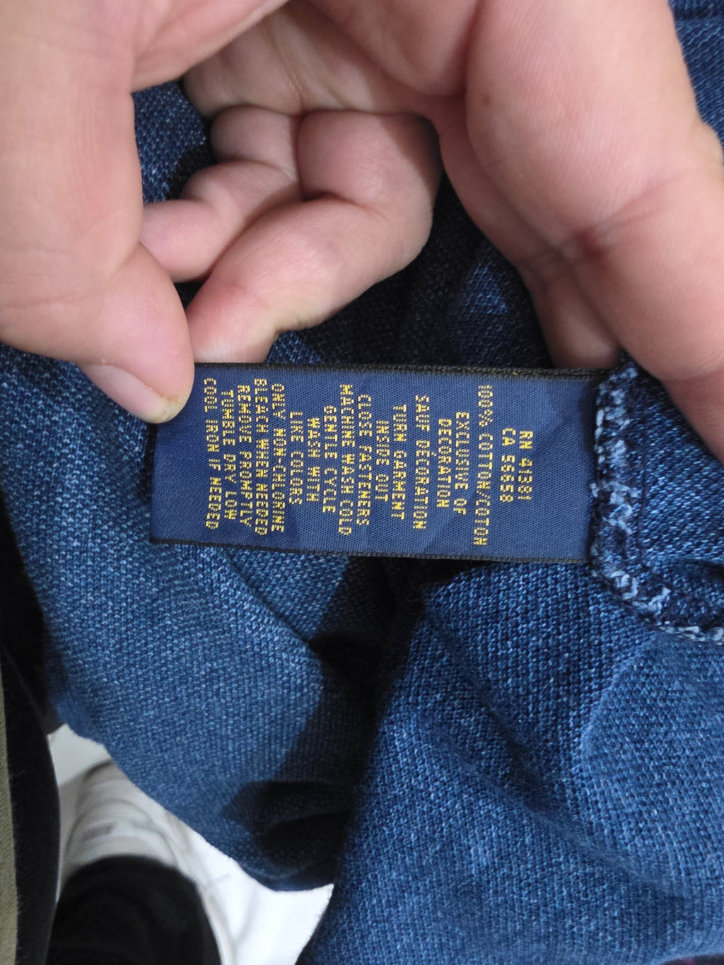 Vestido Polo ralph lauren de Mujer The mish mini azul acero