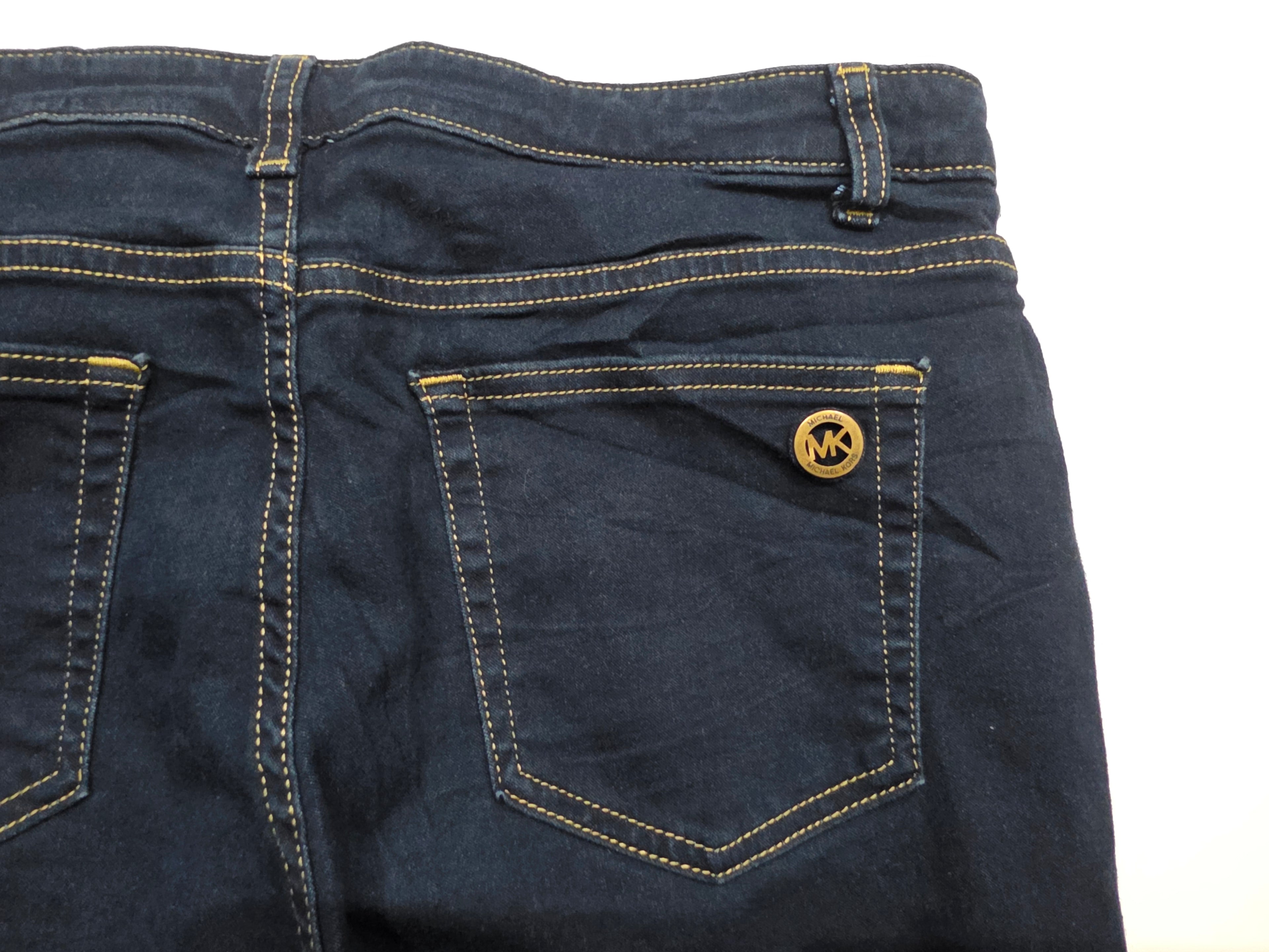 Pantalon Michael Kors Izzy Skinny talla 14 de mezclilla azul