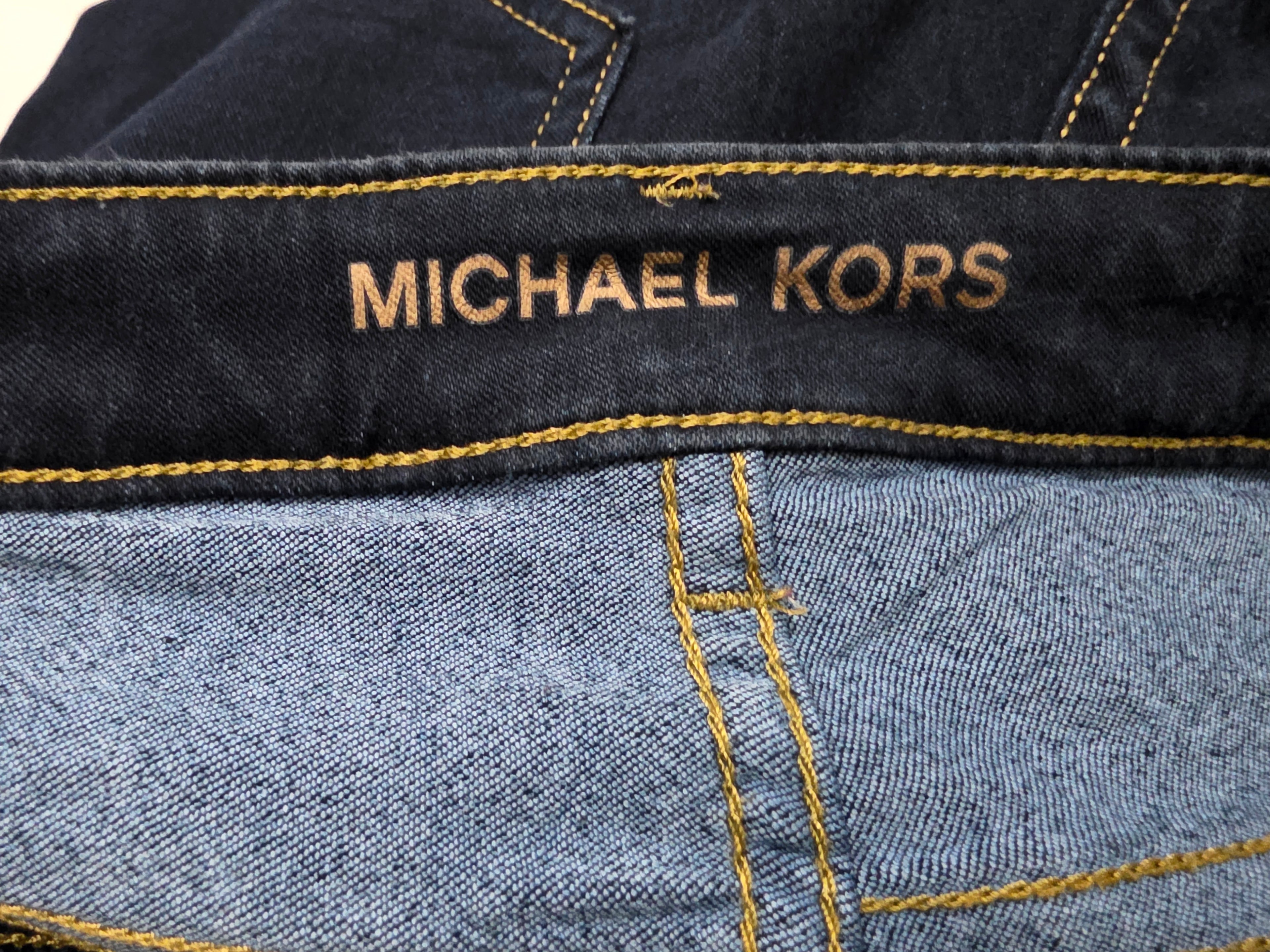 Pantalon Michael Kors Izzy Skinny talla 14 de mezclilla azul