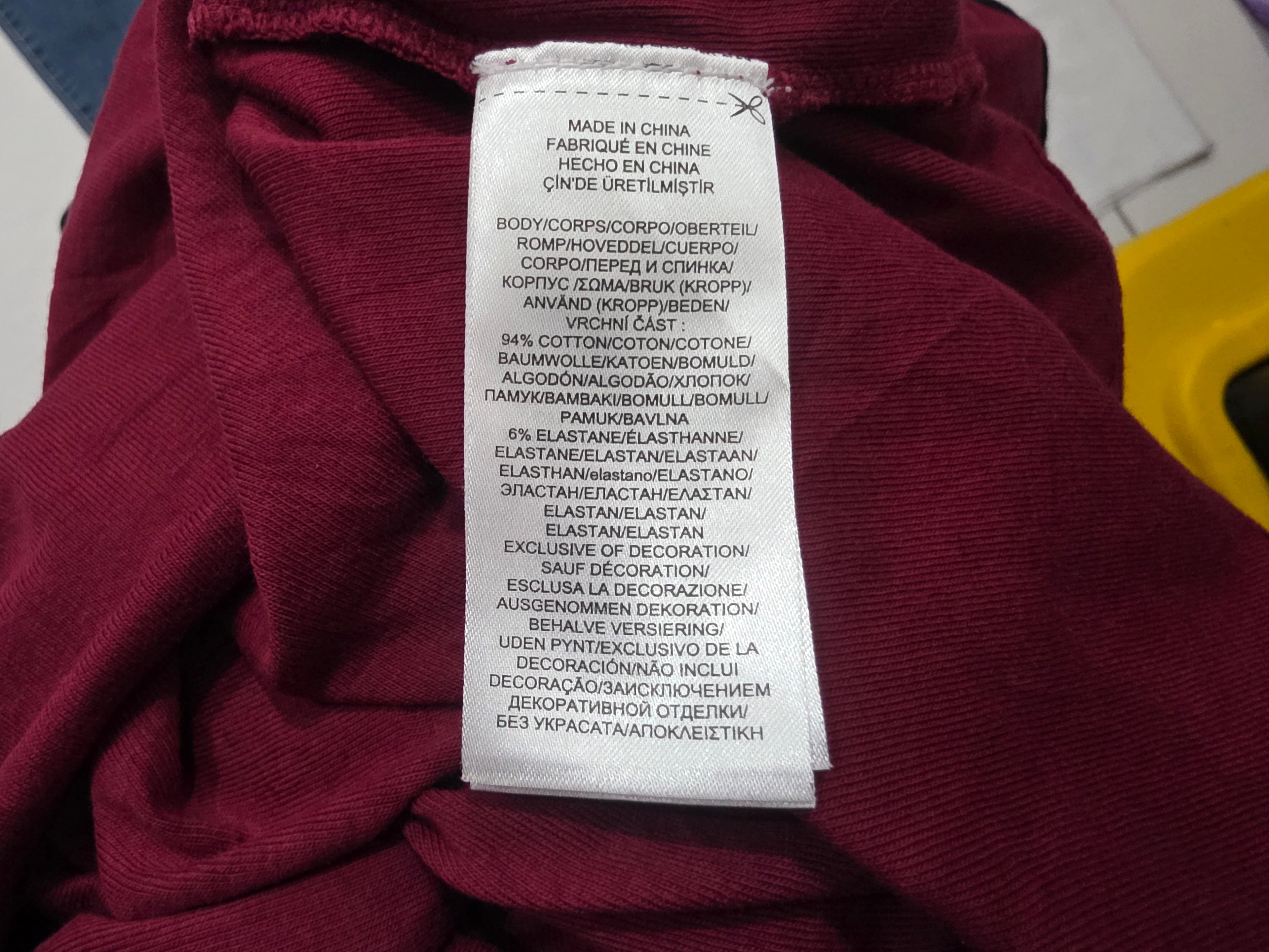 Playera Ralph lauren Extra Grande vino/Grande