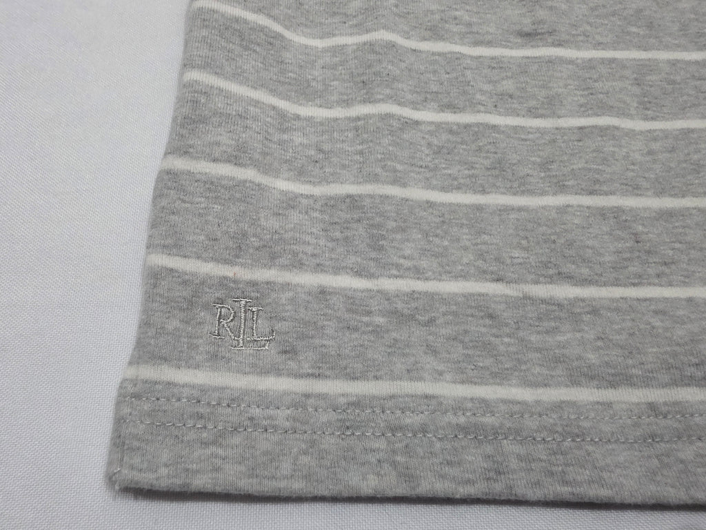 Playera Ralph lauren color gris claro manga corta