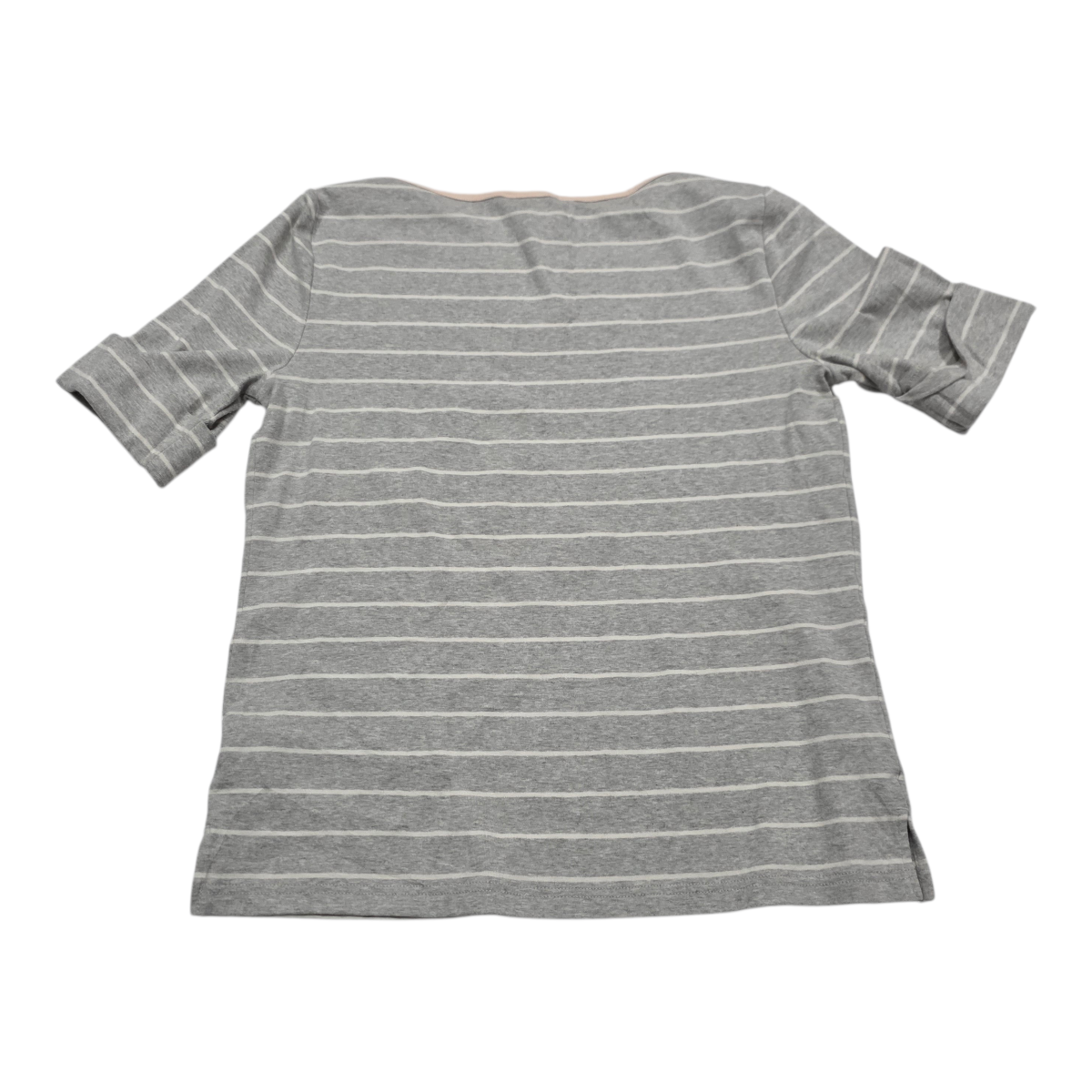 Playera Ralph lauren color gris claro manga corta