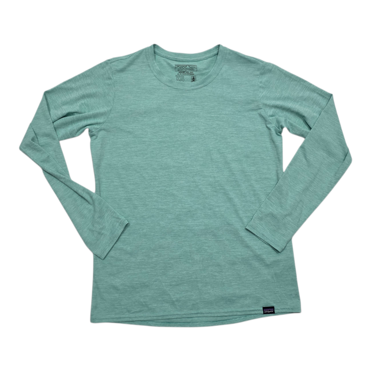 Playera Patagonia Extra Chica de Mujer Capilene color menta