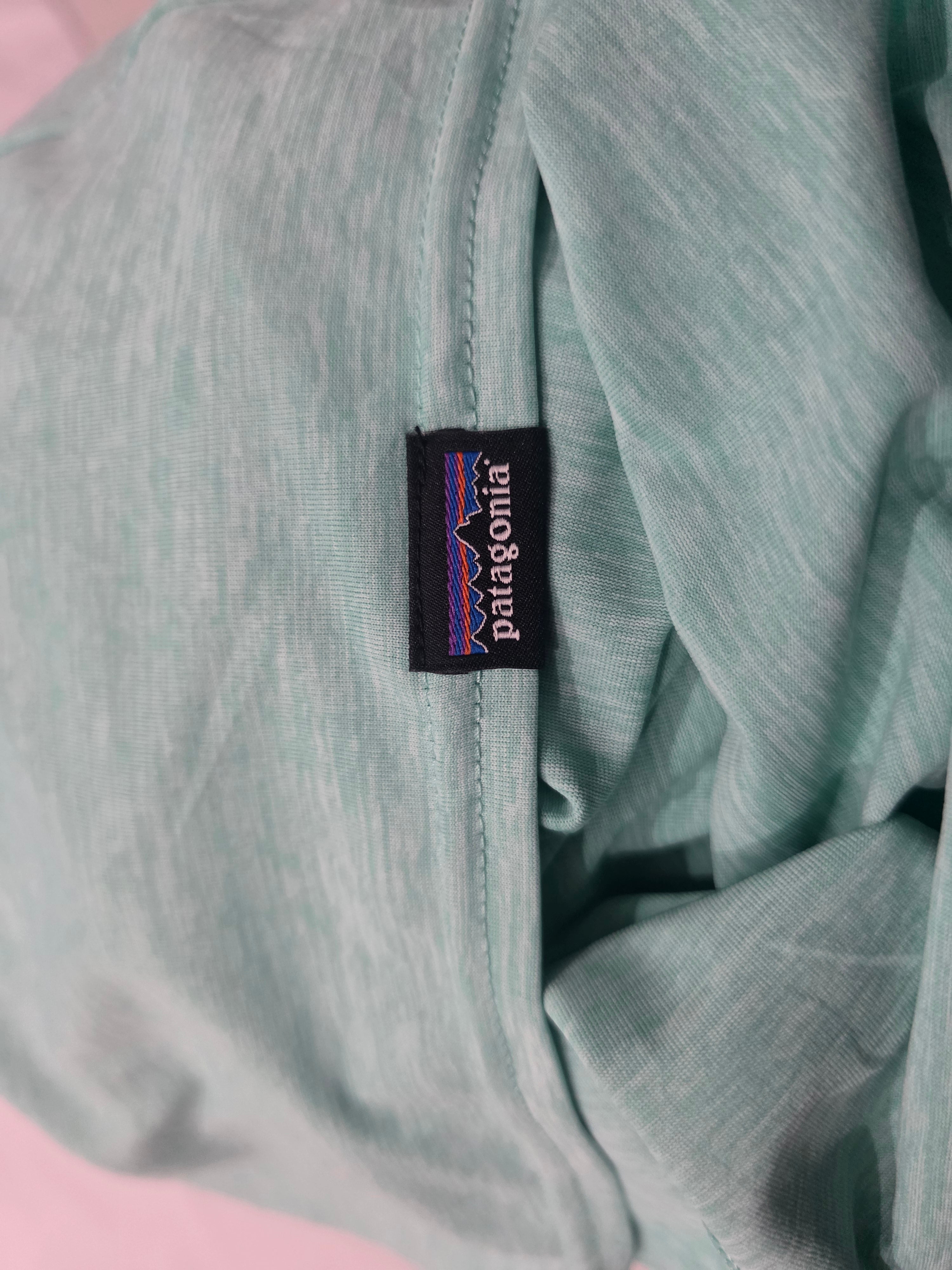 Playera Patagonia Extra Chica de Mujer Capilene color menta