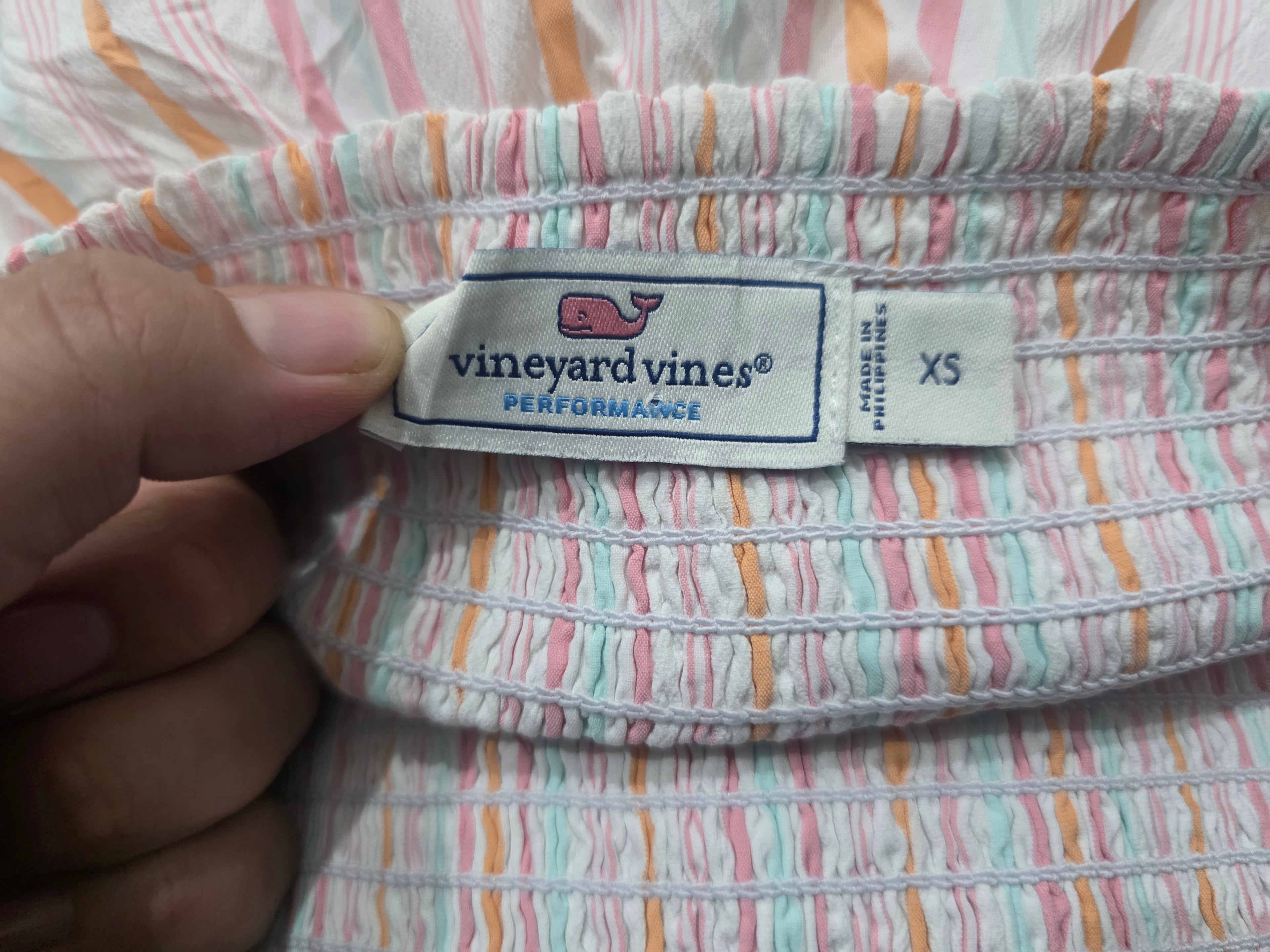 Falda Vineyard Vines multicolor pastel Extra Chica