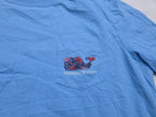 Playera Vineyard Vines azul celeste Chica de Mujer floreada
