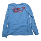 Playera Vineyard Vines azul celeste Chica de Mujer floreada