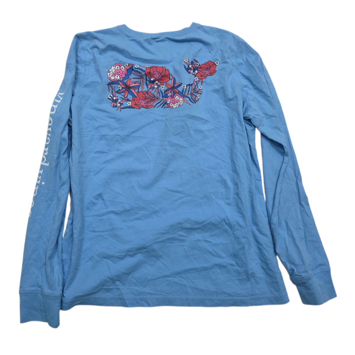 Playera Vineyard Vines azul celeste Chica de Mujer floreada