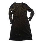 Vestido Tommy Hilfiger Talla 6 color cobre brillante manga larga
