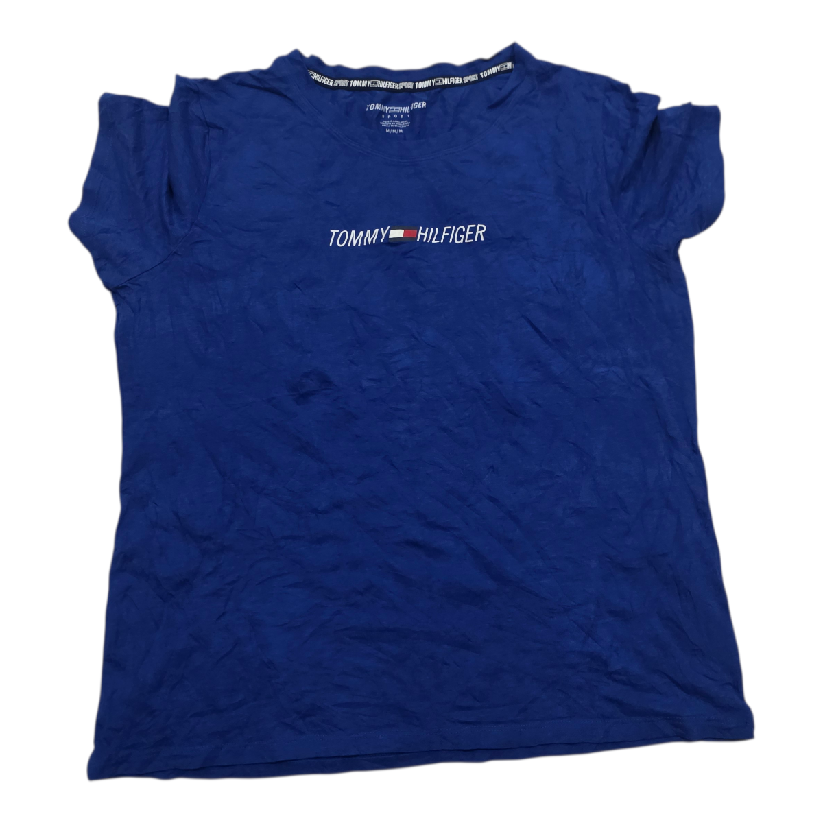 Playera Tommy Hilfiger Sport de Mujer Mediana azul