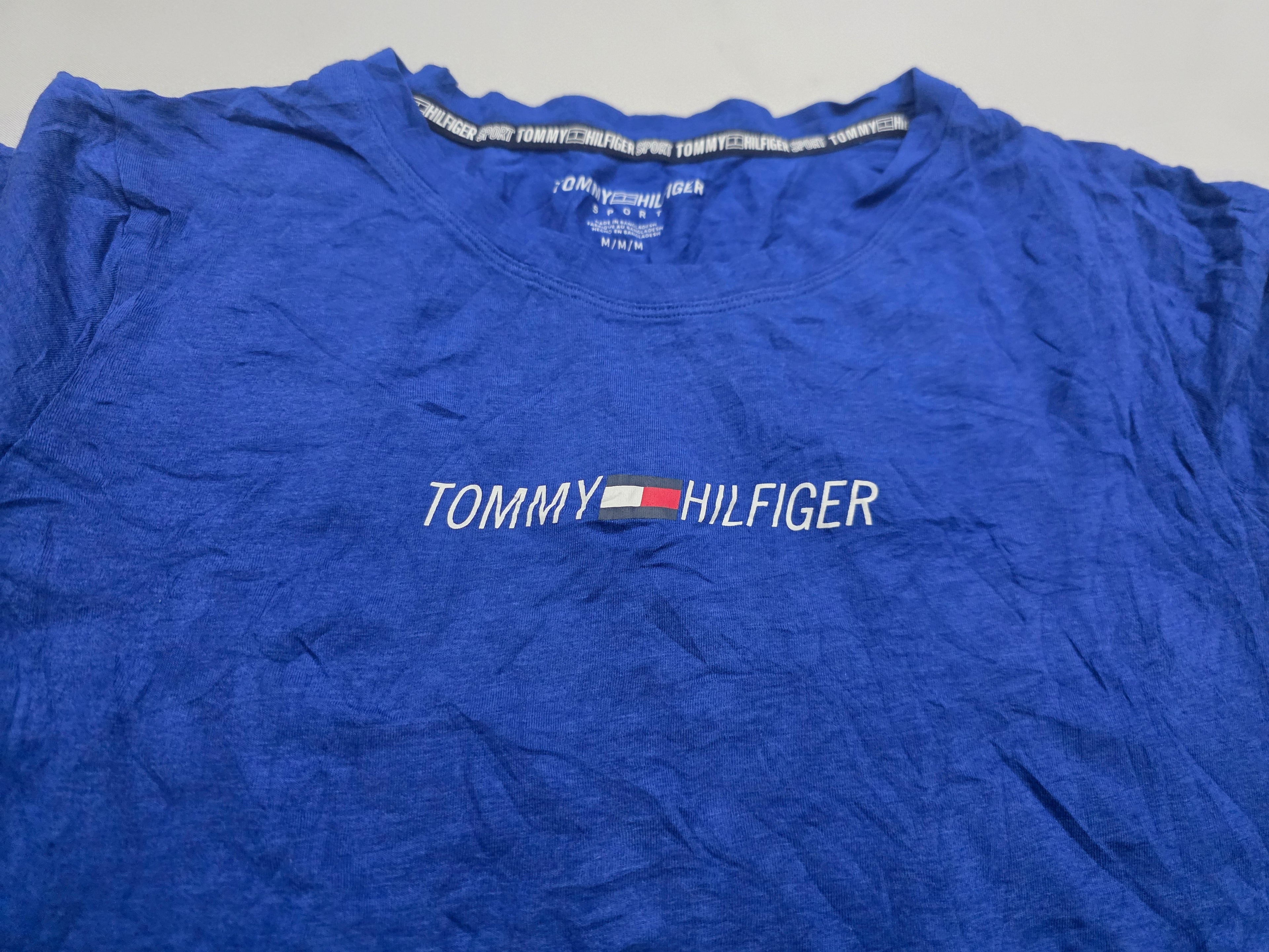 Playera Tommy Hilfiger Sport de Mujer Mediana azul
