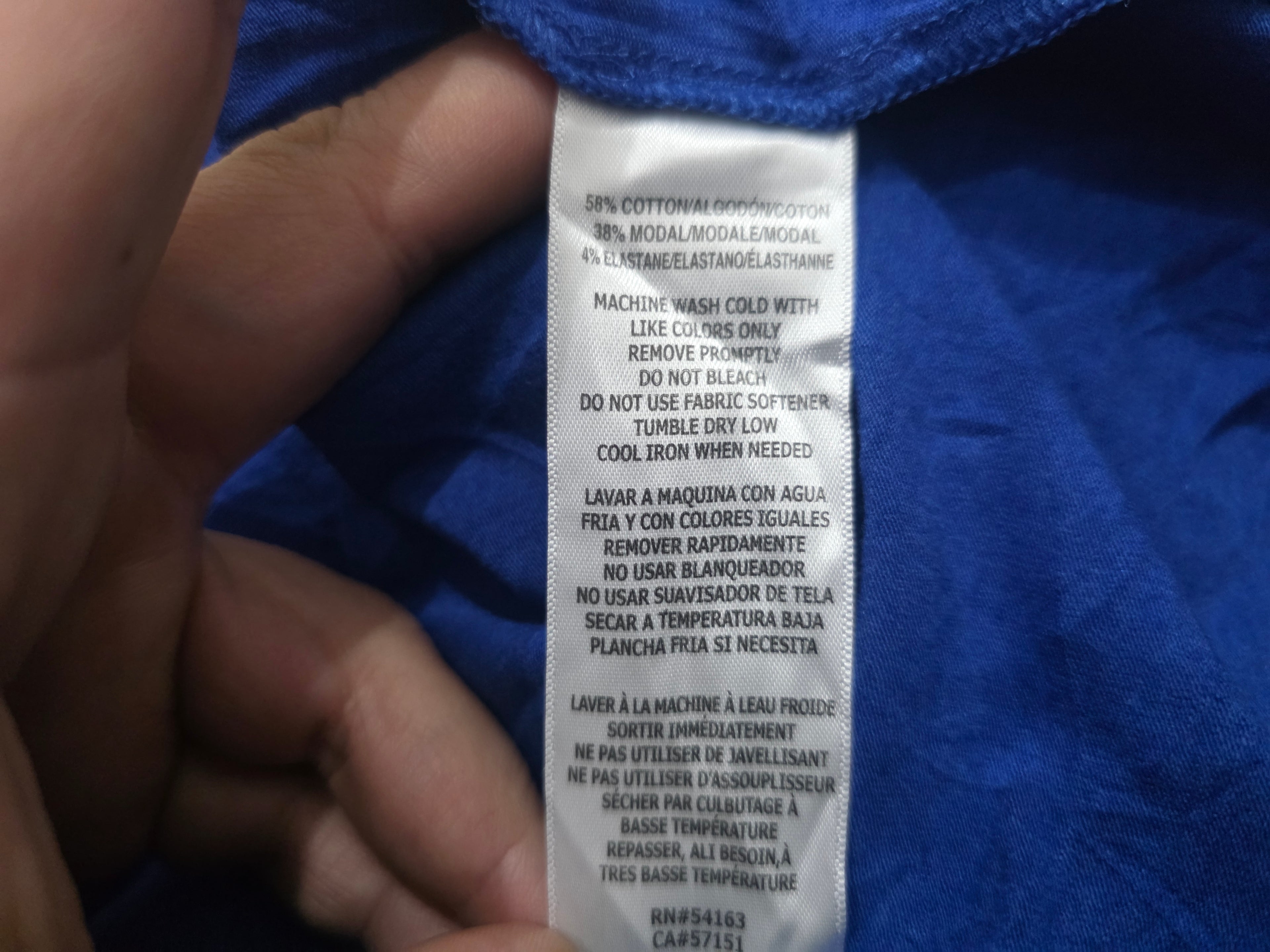 Playera Tommy Hilfiger Sport de Mujer Mediana azul