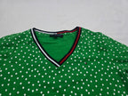 Playera Tommy Hilfiger Extra Grande de Mujer verde con lunares