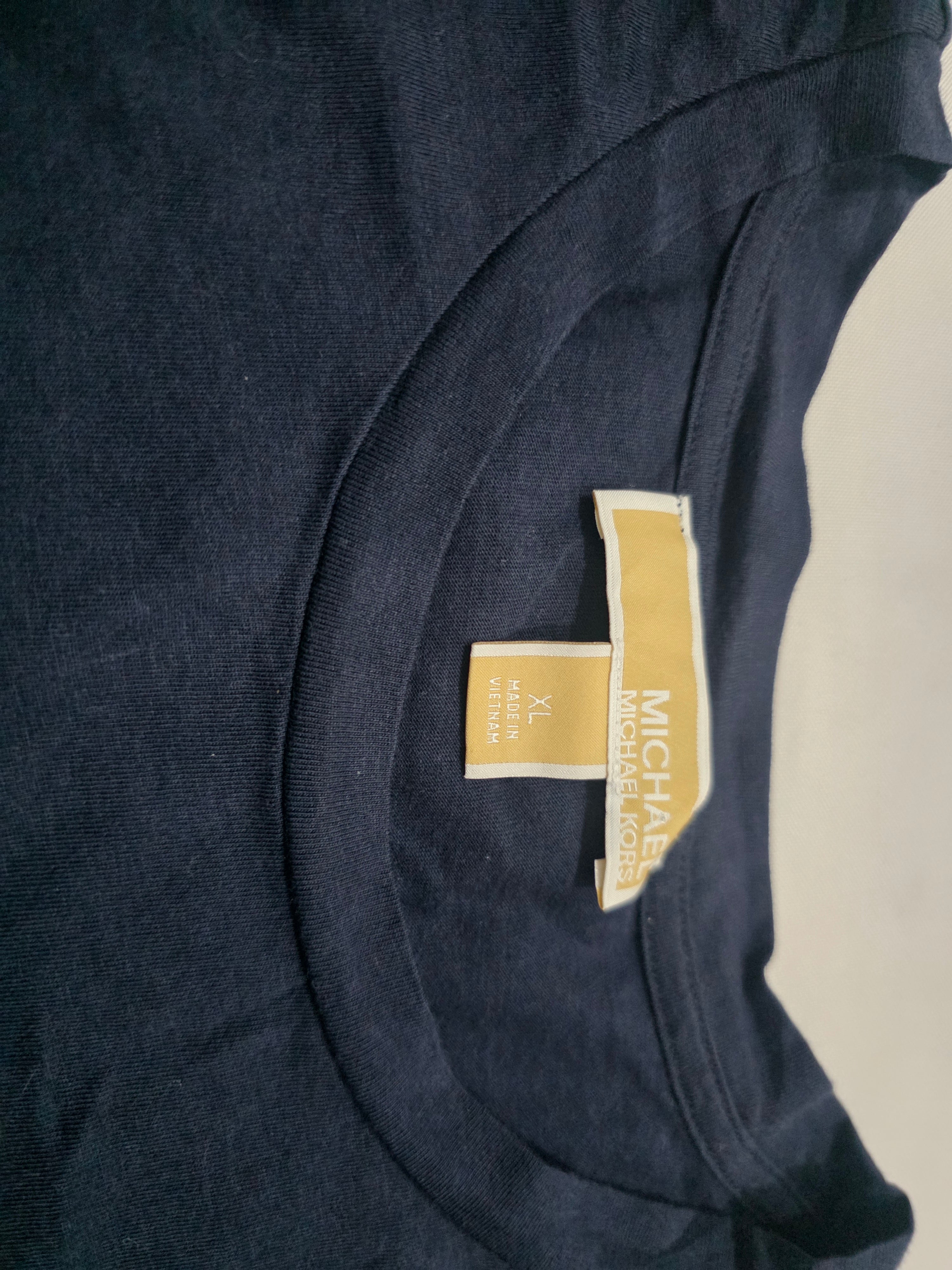 Playera manga corta Michael Kors azul marino Extra Grande