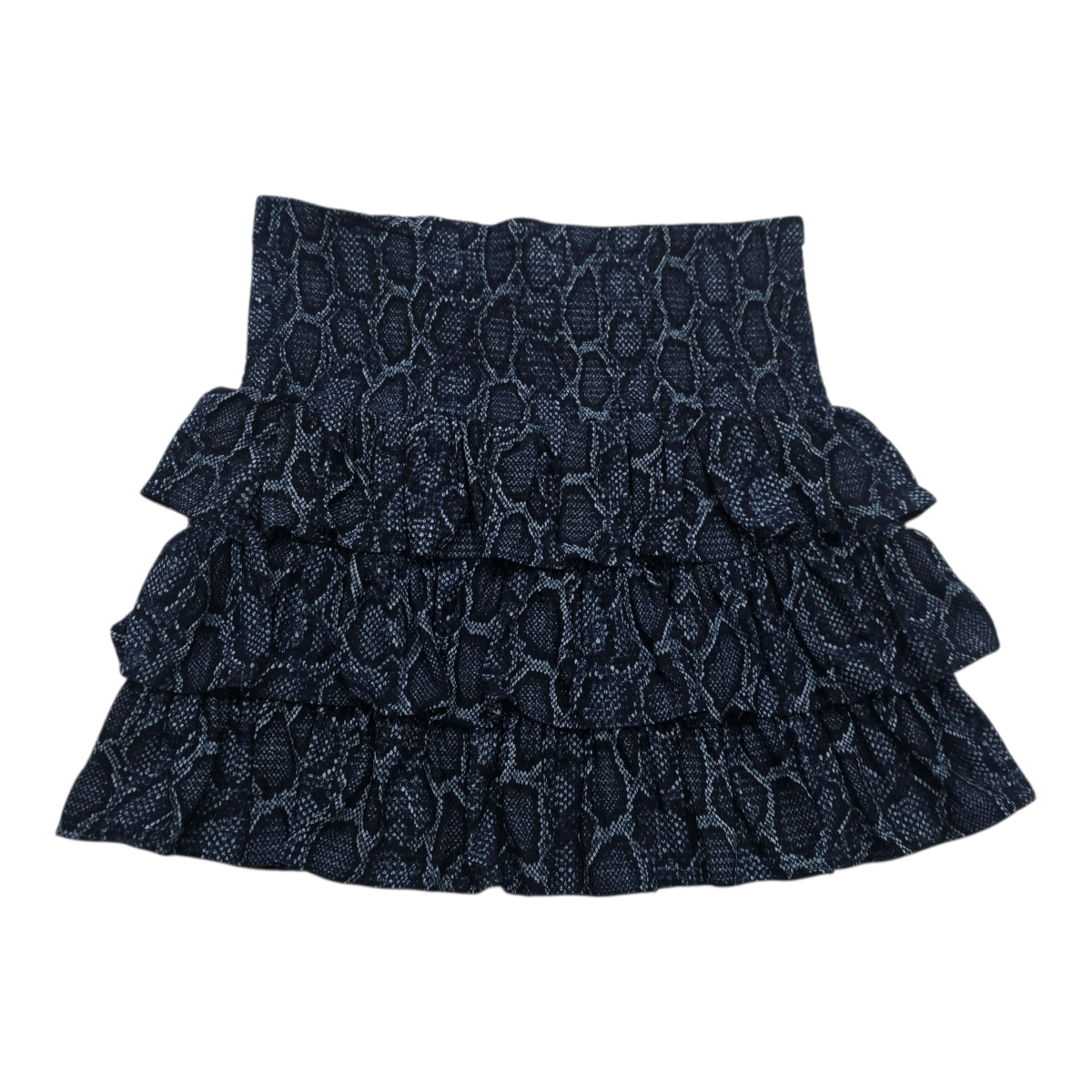 Falda Michael Kors animal print azul Extra Grande