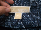 Falda Michael Kors animal print azul Extra Grande