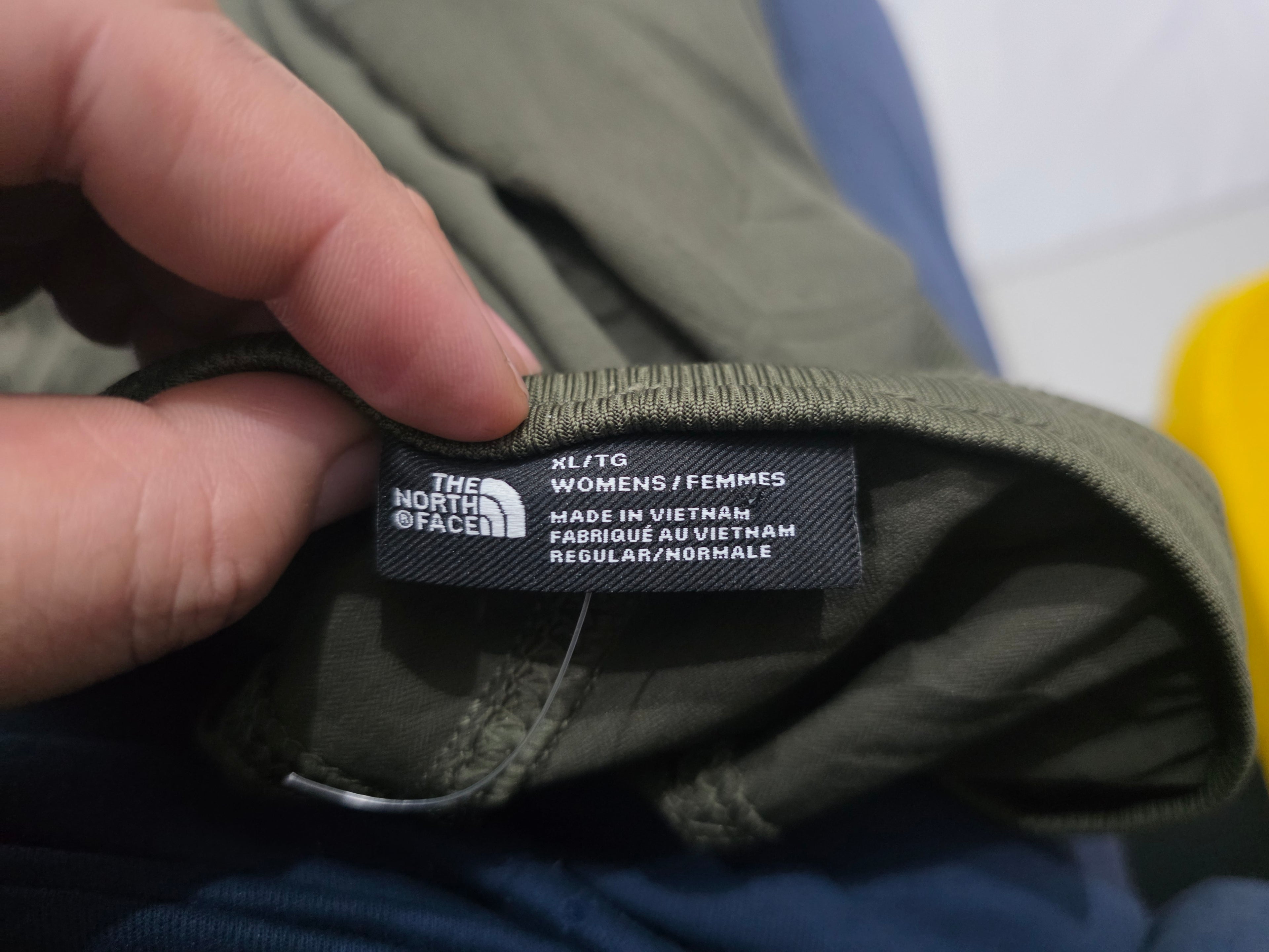 Pantalon corto The North Face color verde Extra Grande de Mujer