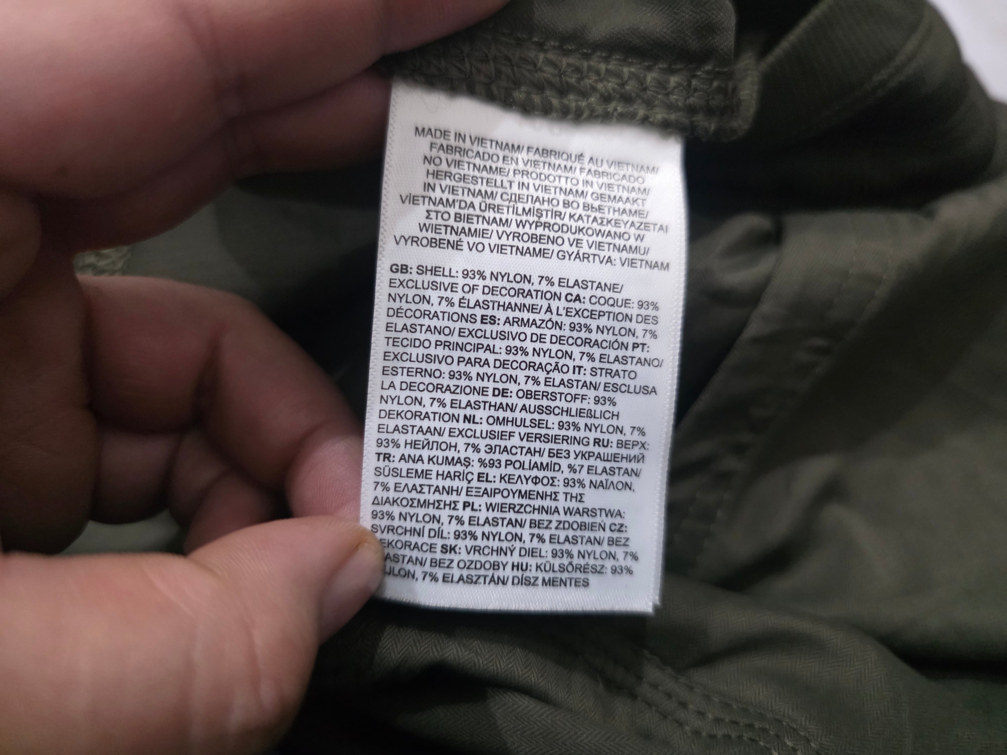 Pantalon corto The North Face color verde Extra Grande de Mujer