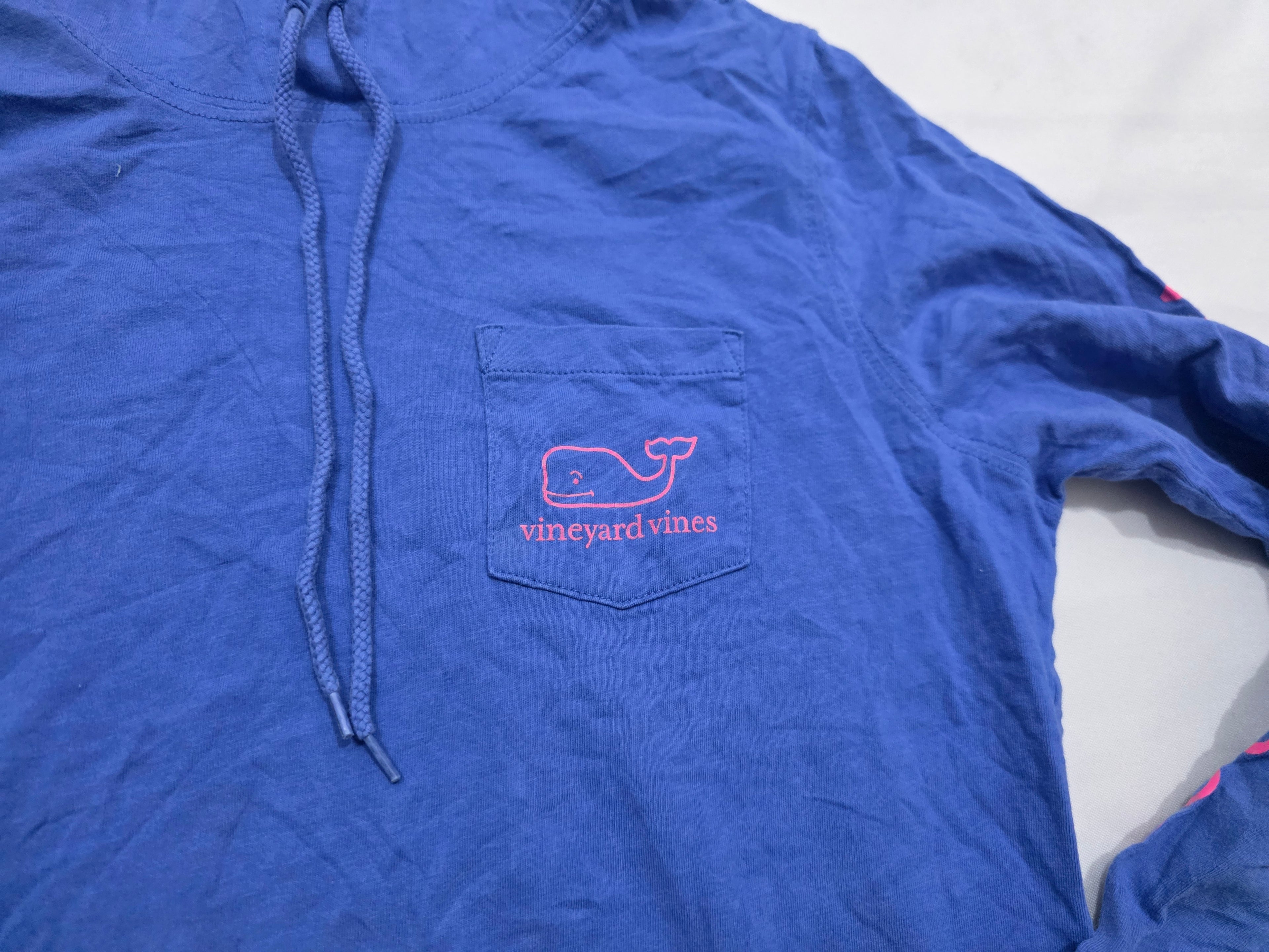 Playera con gorro Vineyard Vines azul de Mujer Extra Chica