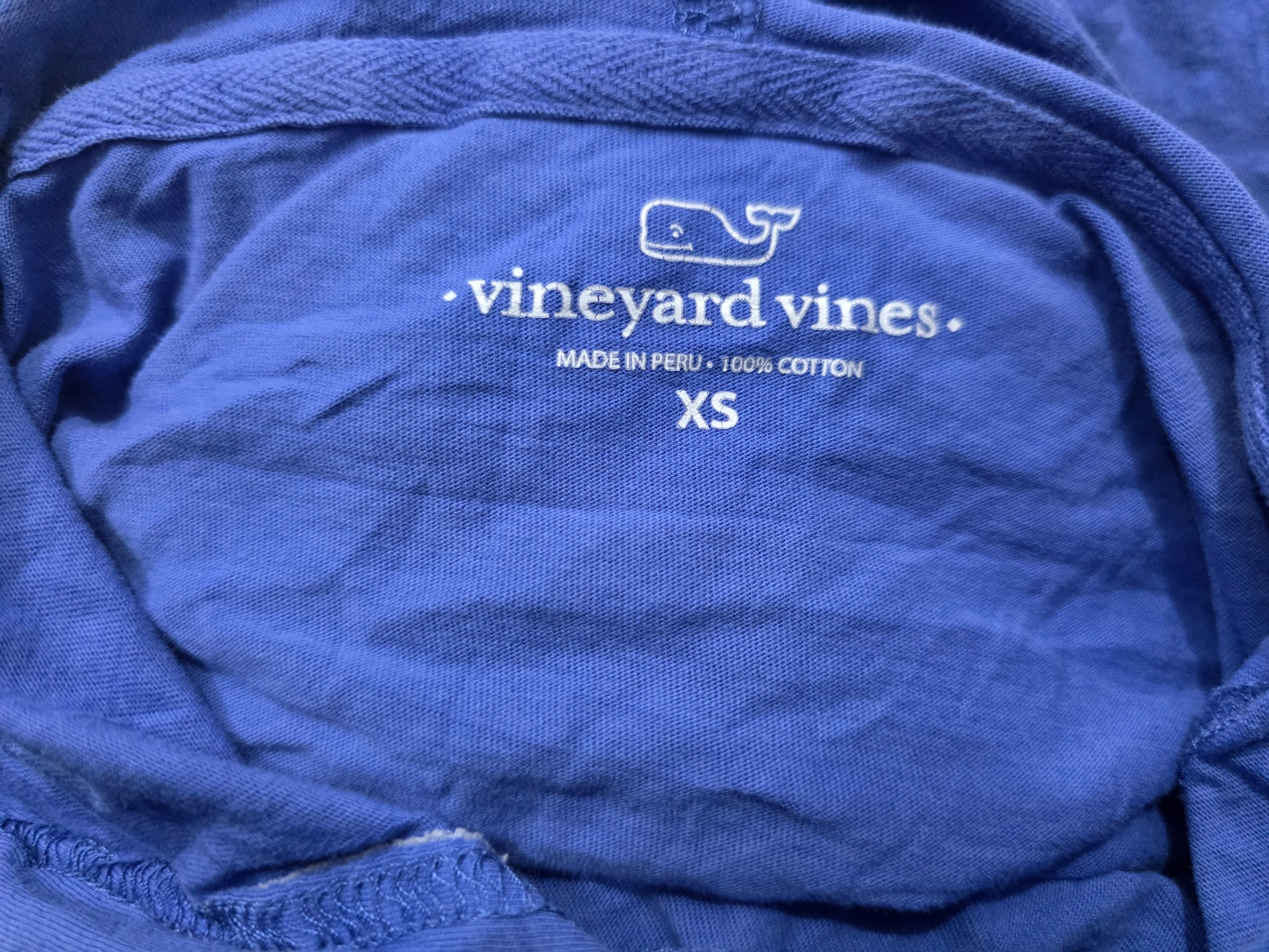 Playera con gorro Vineyard Vines azul de Mujer Extra Chica