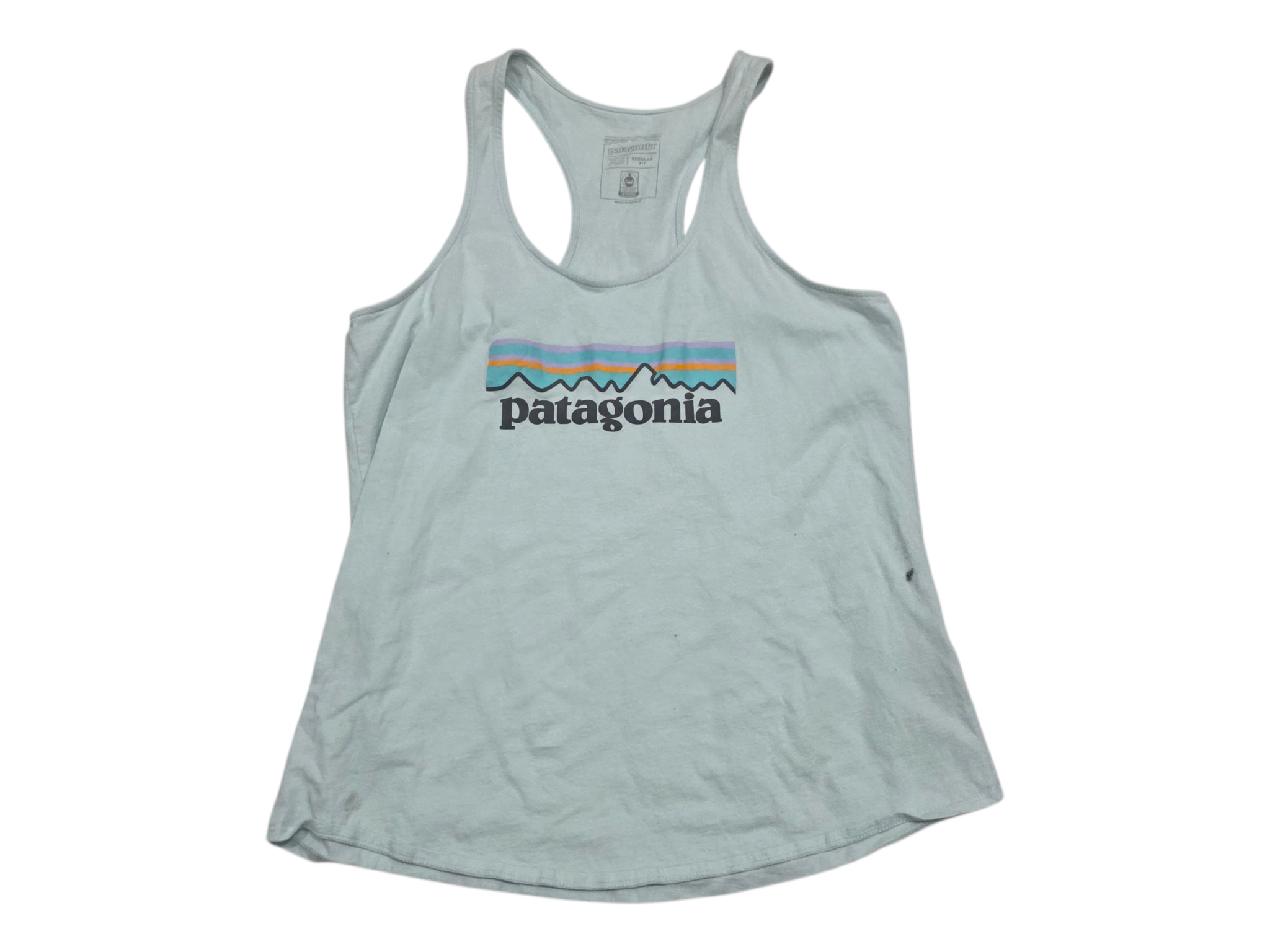 Playera sin mangas Patagonia de Mujer Extra Chica azul claro