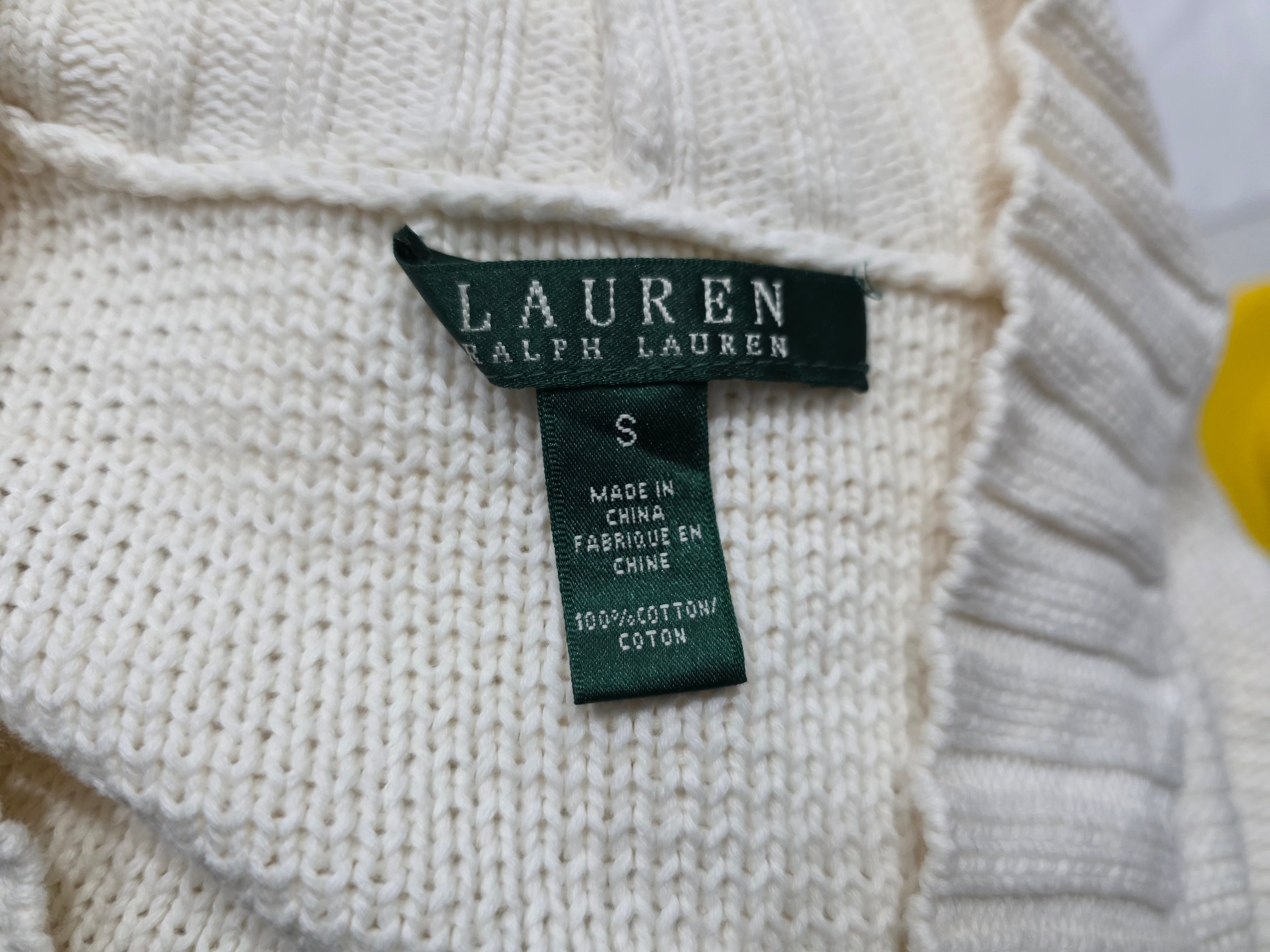 Sueter Ralph Lauren color beige de Mujer talla Chica