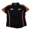 Camisa Harley Davidson de Mujer talla Chica naranja/negro