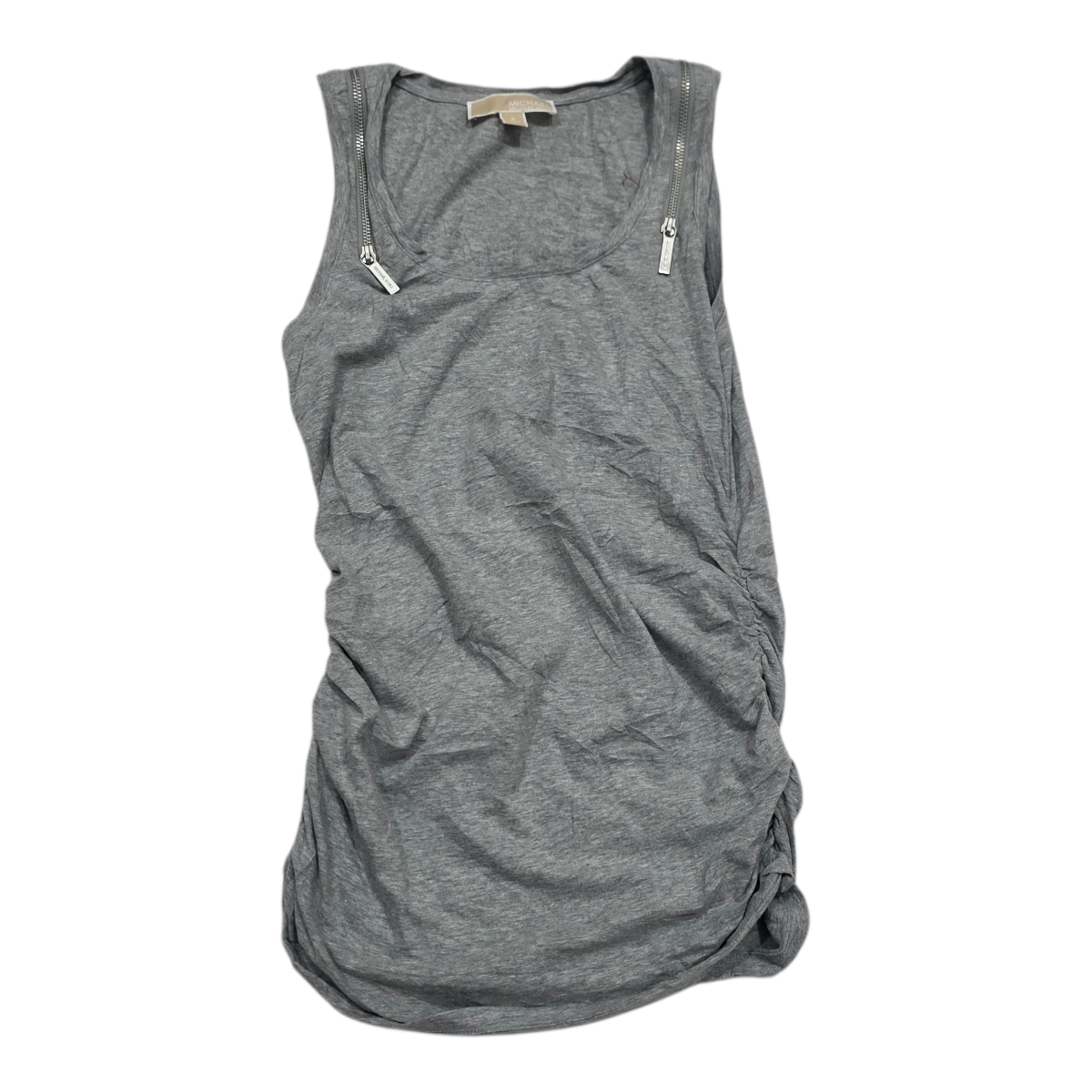 Playera sin mangas Michael Kors de Muker color fris con cierres