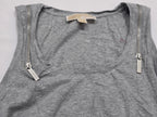 Playera sin mangas Michael Kors de Muker color fris con cierres