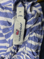 Blusa Vineyard Vines de Mujer rayada blanco/azul com cordon talla Chica
