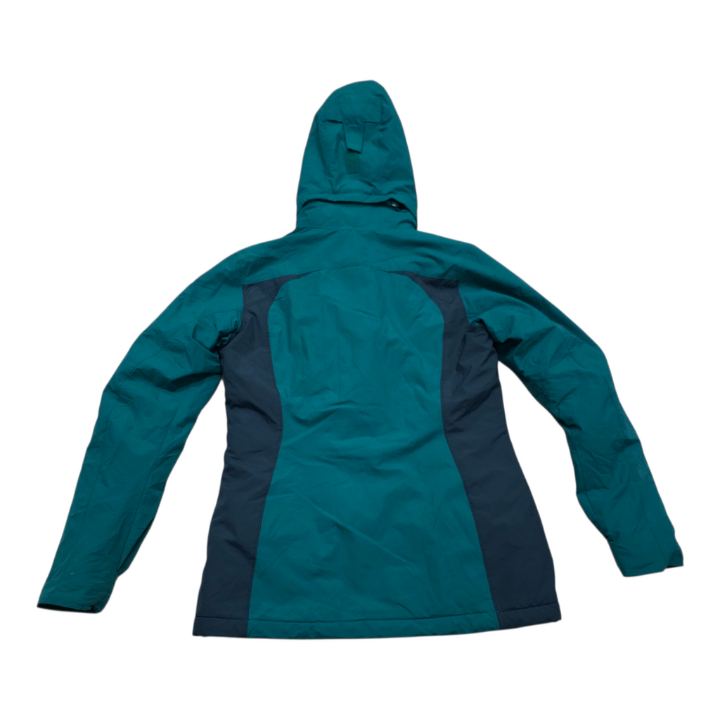 Chamarra Impermeable columbia azul de Mujer Talla Chica