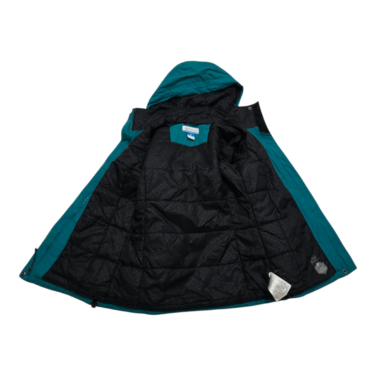 Chamarra Impermeable columbia azul de Mujer Talla Chica