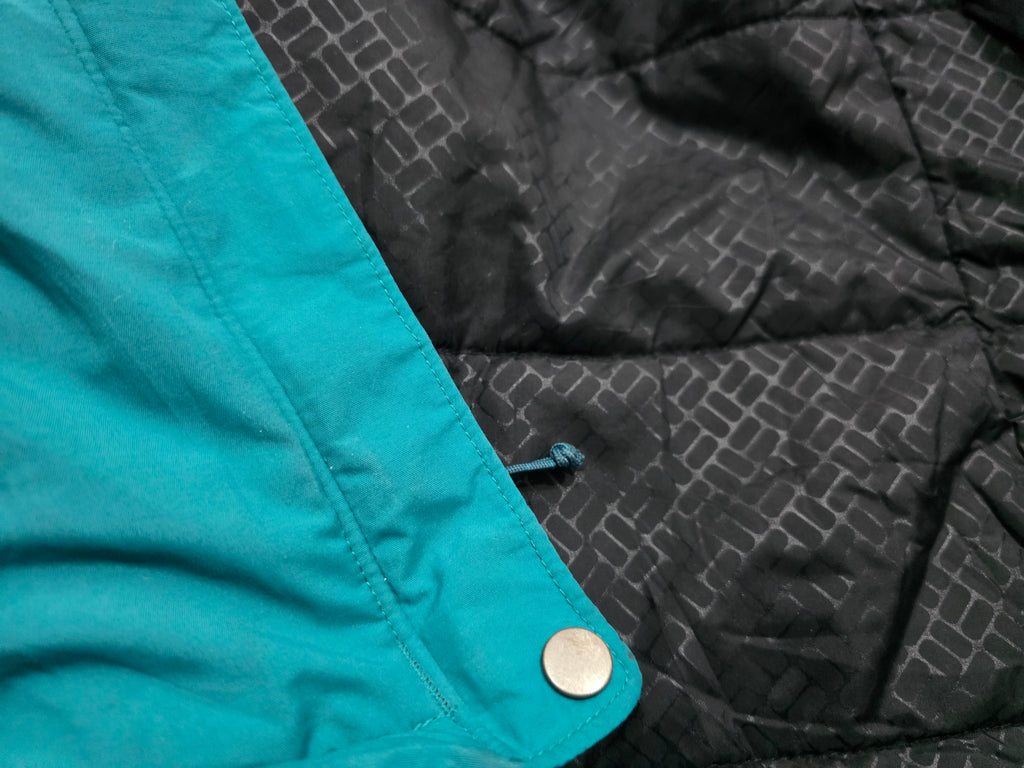 Chamarra Impermeable columbia azul de Mujer Talla Chica