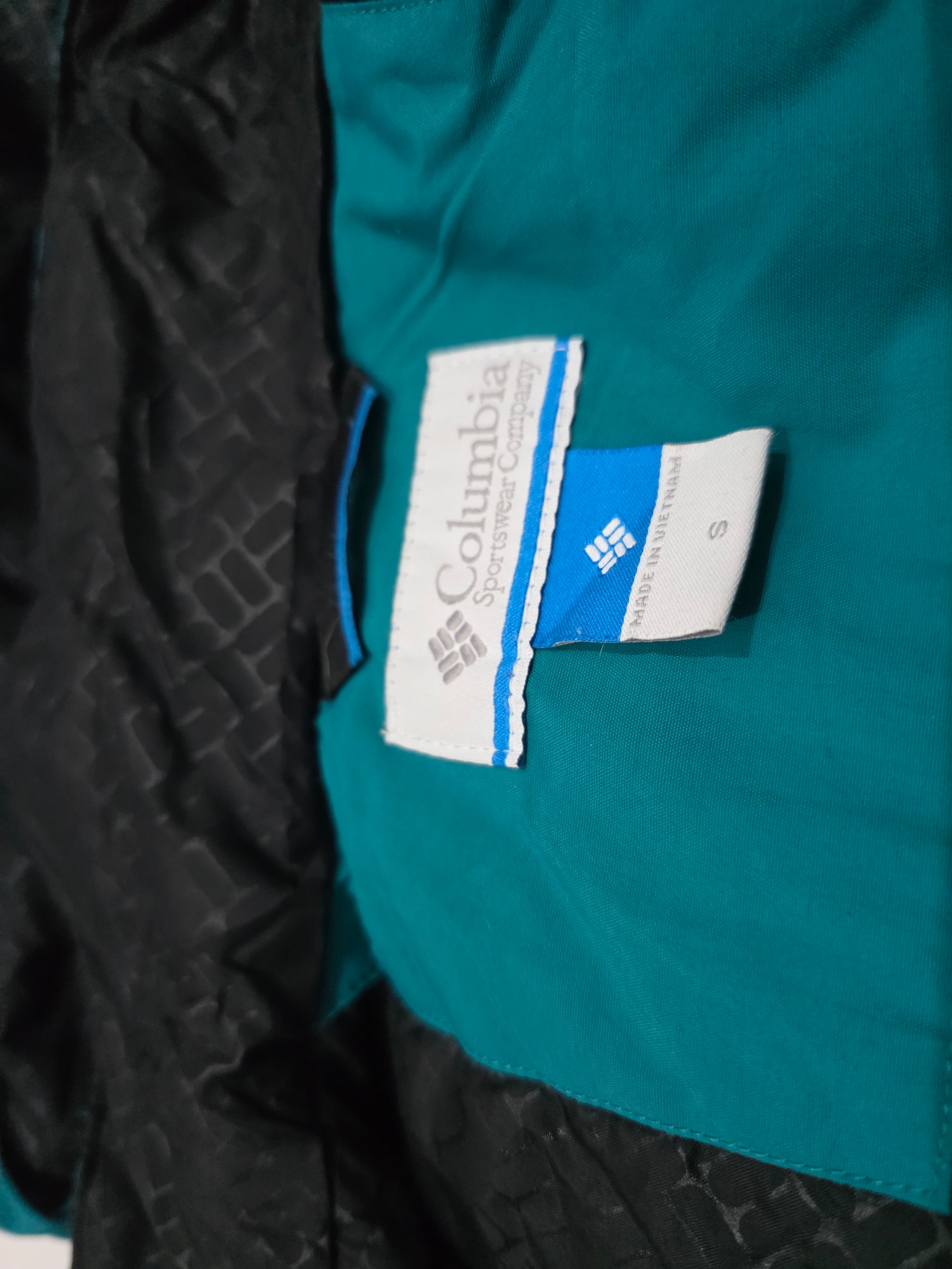 Chamarra Impermeable columbia azul de Mujer Talla Chica