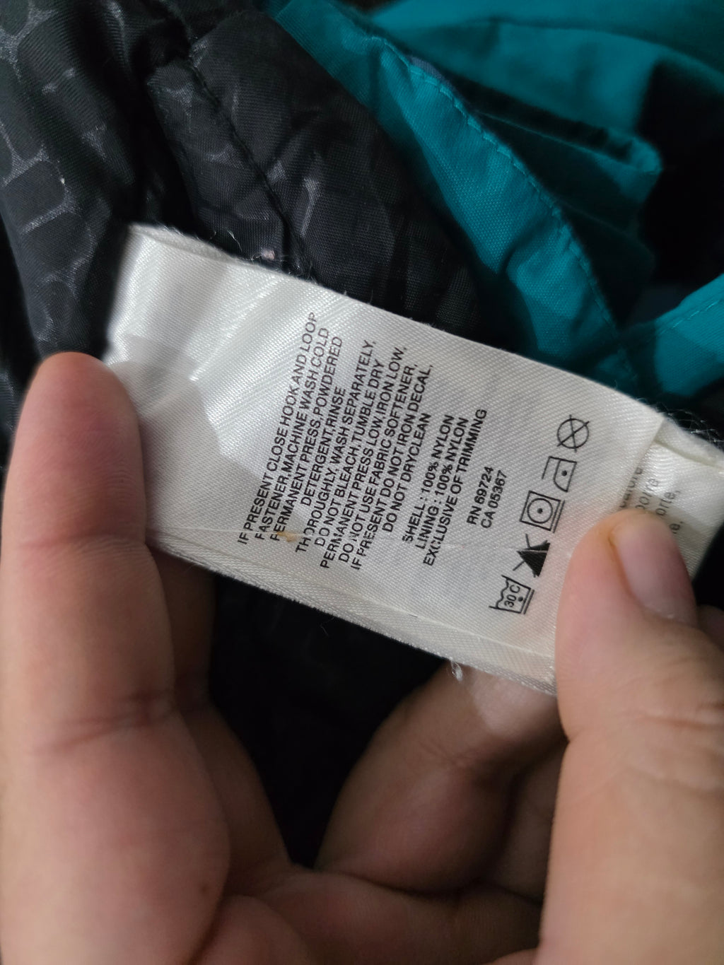 Chamarra Impermeable columbia azul de Mujer Talla Chica