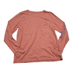 Playera Vineyard Vines color rosa Mediana manga larga