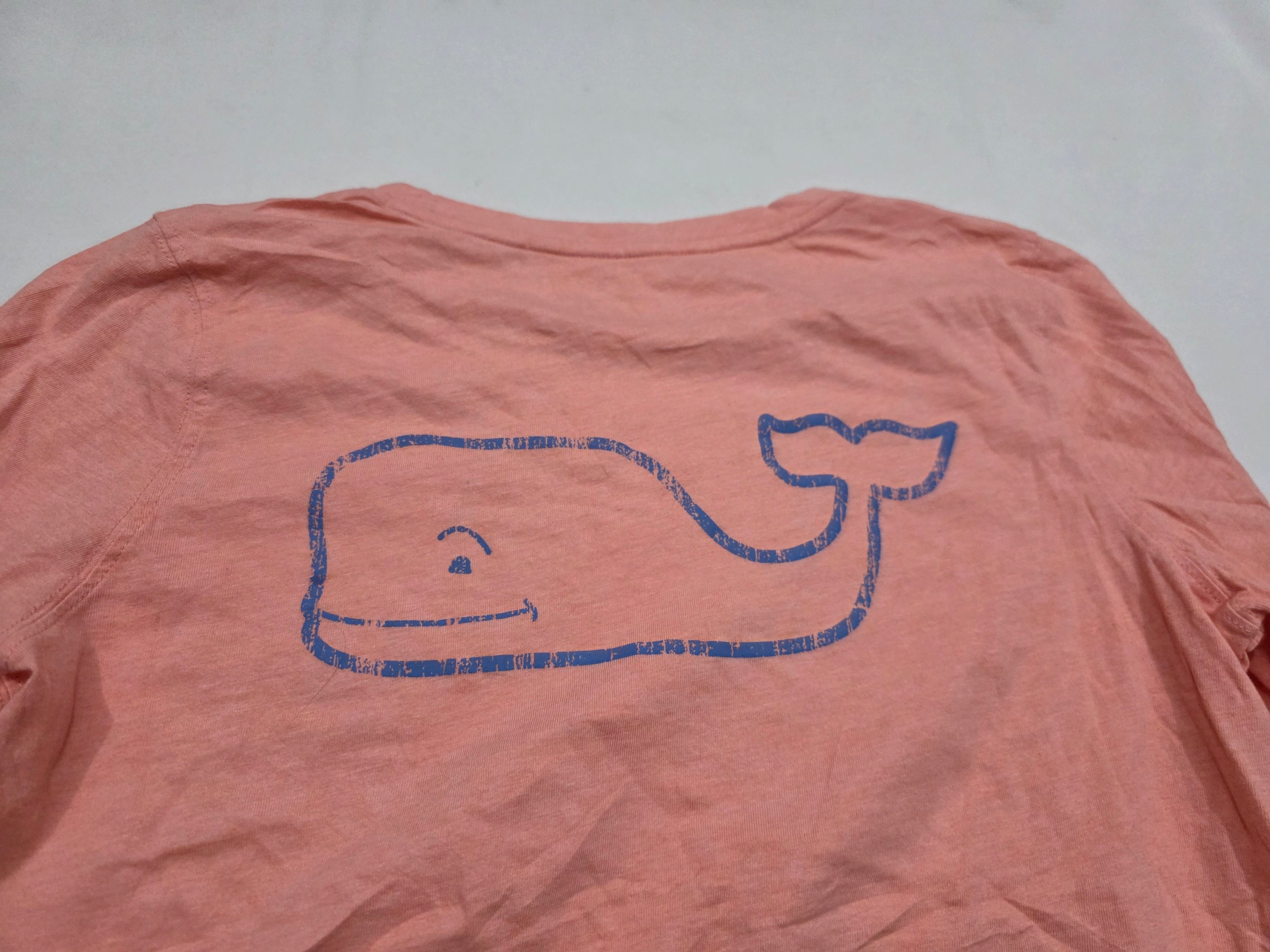 Playera Vineyard Vines color rosa Mediana manga larga