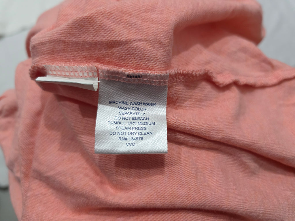 Playera Vineyard Vines color rosa Mediana manga larga