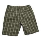Bermuda Columbia de Mujer talla 8 cuadriculado color verde/cafe