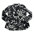 Camisa Ralph Lauren negra floreada de Mujer