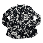 Camisa Ralph Lauren negra floreada de Mujer