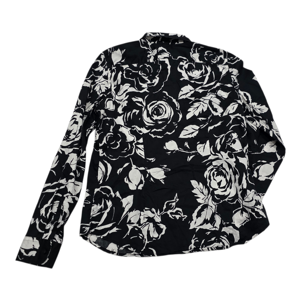 Camisa Ralph Lauren negra floreada de Mujer