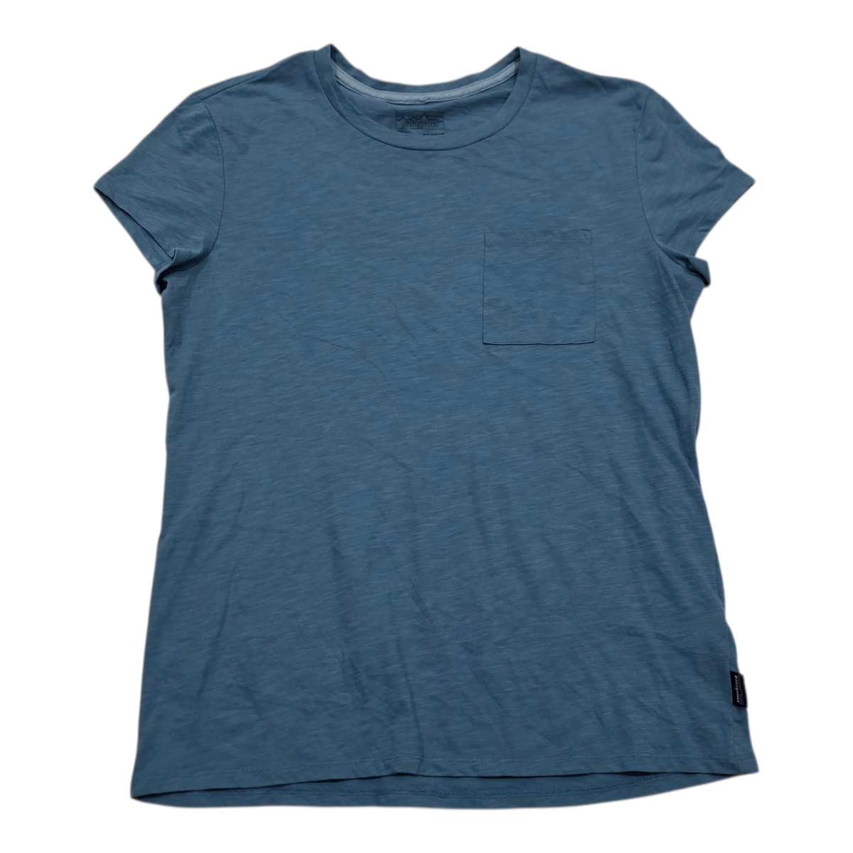 Playera Patagonia azul acero manga corta