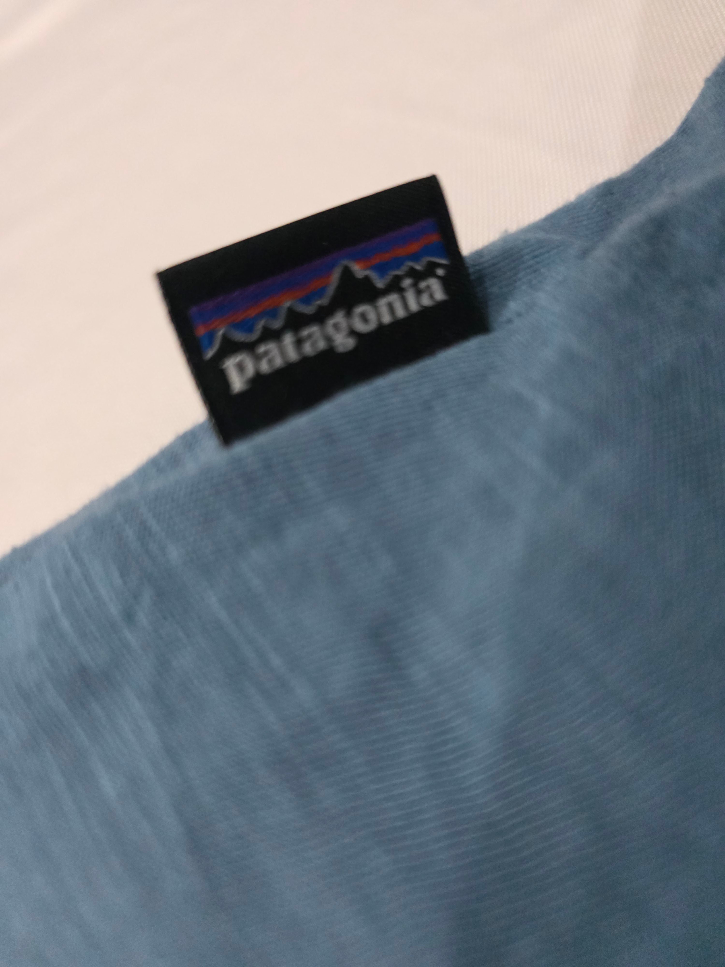 Playera Patagonia azul acero manga corta