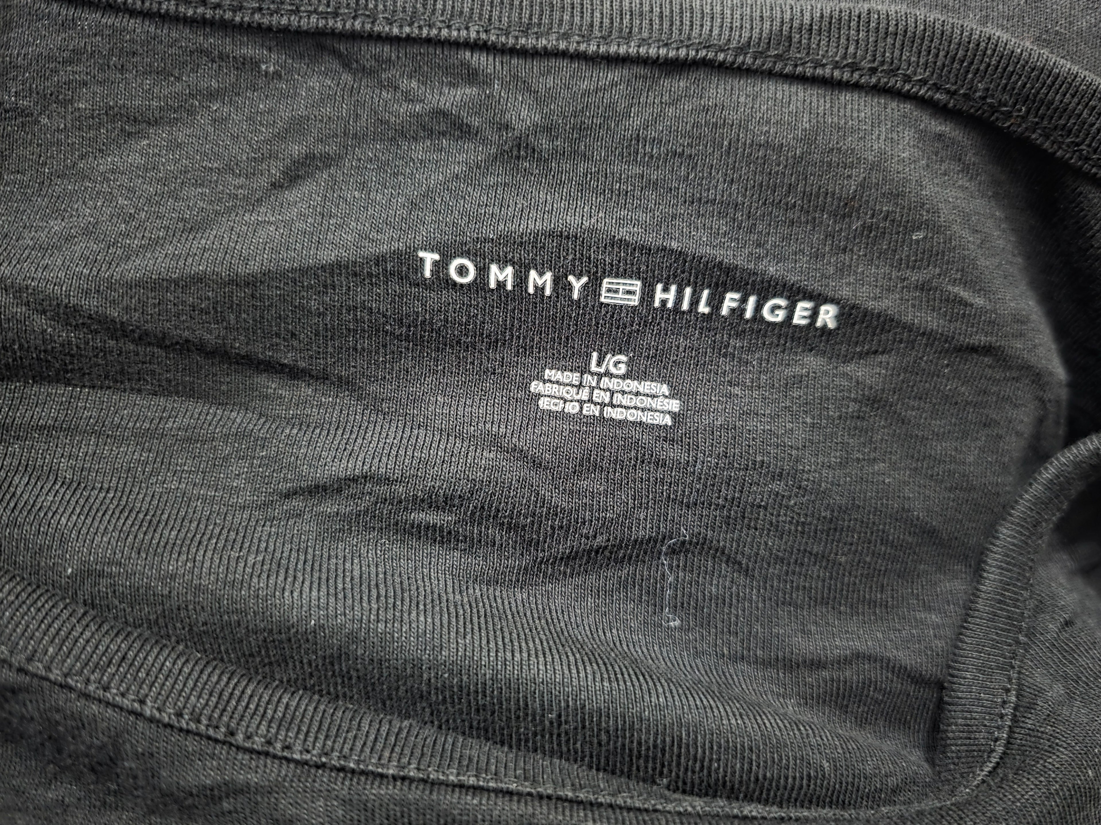 Playera Tommy Hilfiger de Mujer manga corta color negro $