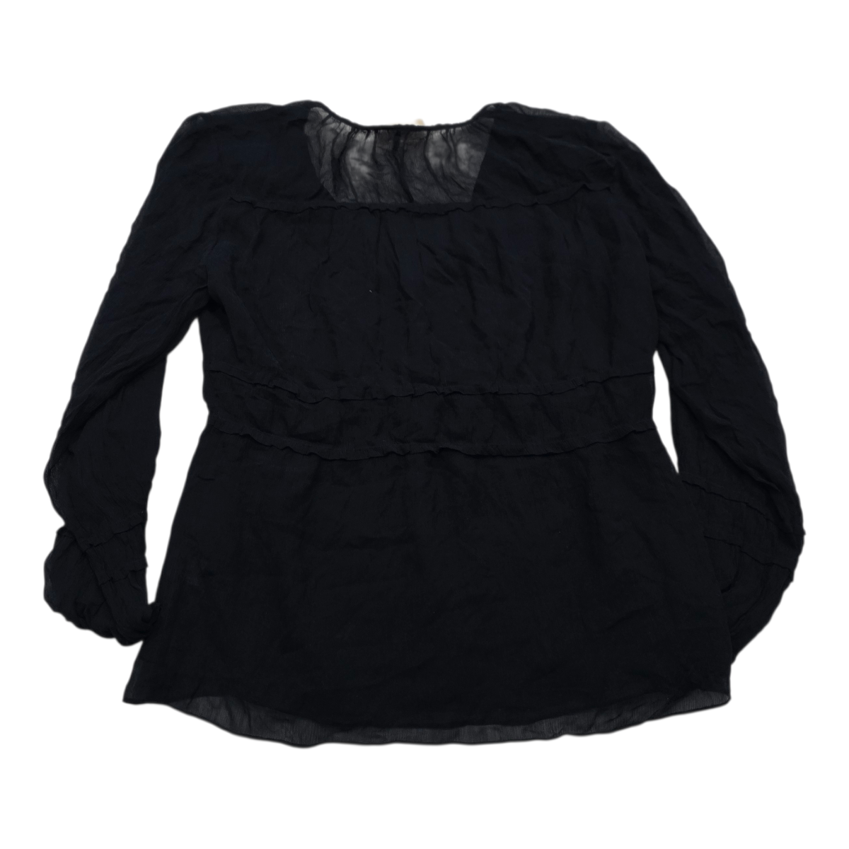 Blusa Michael Kors de Mujer talla Extra Grande azul marino manga larga
