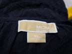 Blusa Michael Kors de Mujer talla Extra Grande azul marino manga larga